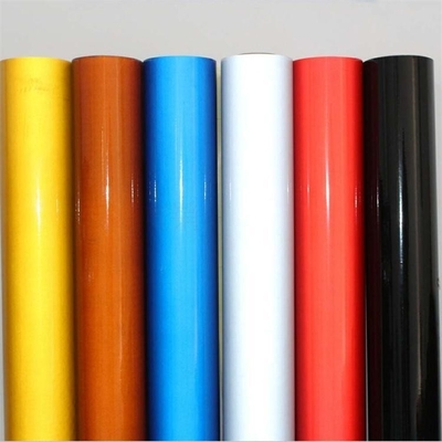 Materiale in foglio riflettente bianco di grado ingegneristico 5100 autoadesivo, rotolo di pellicola riflettente in vinile per segnaletica stradale