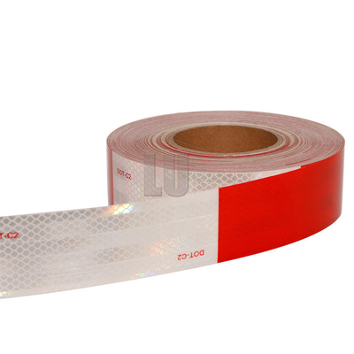 2 x 150 piedi di alta visibilità nastro di marcatura retro riflettente DOT C2 adesivo per rimorchio
