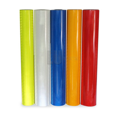 Produttore Fabbrica PET PVC Adesivo retroriflettente Pellicola riflettente Pellicola stampabile Foglio di materiale per segnaletica stradale