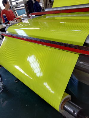 Alta visibilità Acrilico Ingegnere Grade Micro Prismatico Film Riflettente Materiale vinilico EGP Foglio riflettente per segnale stradale