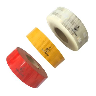 Nastro riflettente adesivi di avvertimento PET impermeabili Dot-C2 ad alta intensità con diamante prismatico stampabile personalizzato