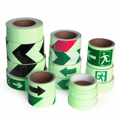 Waterproof Self-Adhesive Luminescent Vinyl Sticker Brightens in the Dark for 4-6 Hours Plastic Film Roll