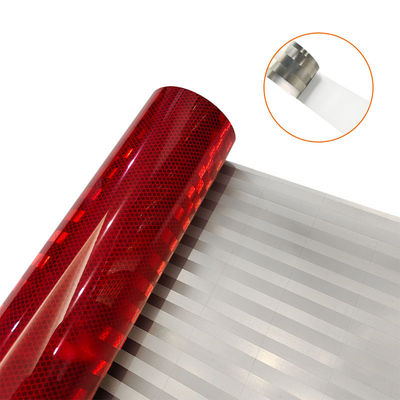 Nastro riflettente E11 di colore giallo metallizzato ECE104R per la sicurezza dei camion