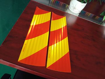 Nastro riflettente per veicoli rosso e giallo resistente alle intemperie Pacchetto 1 rotolo/scatola