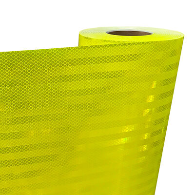 5 cm Cinta 3 m Reflectivo 8910a Riflettore per bicicletta Micro Prismatico DOT-C2 Nastro riflettente fluorescente giallo lime verde per camion
