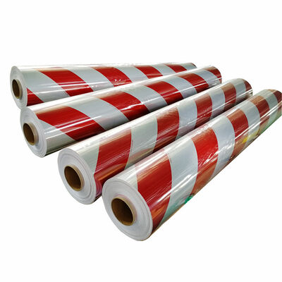DIN30710 Nastro riflettente riflettente rosso bianco Chevron Nastro adesivo autoadesivo Rotolo riflettente