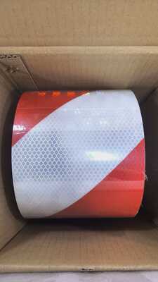2 pollici 4 pollici retro riflettente freccia / luce freccia / adesivi Chevron segnale di avvertimento di sicurezza camion bicicletta nastro riflettente