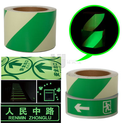 Fabbrica all'ingrosso PVC Glow in the Dark Reflective Vinyl Photoluminescent Film Roll