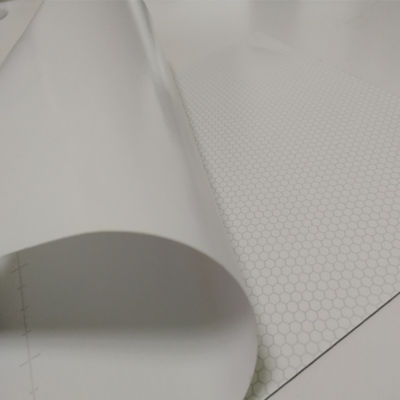Micro perline di vetro 1800 PMMA Fogli di vinile riflettenti per segnali stradali Film prismatico ad alta intensità