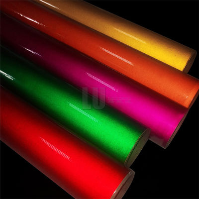 Riflettore da 48" x 150 piedi per rotolo HP Latex stampabile argento ingegneria vinile riflettente perline di vetro rivestimento riflettente