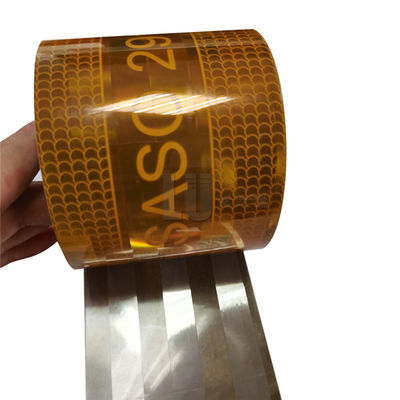 SASO 2913 Adesivo riflettente PET Nastro riflettente Marchio di segnalazione di sicurezza Strisce riflettente per autocarri