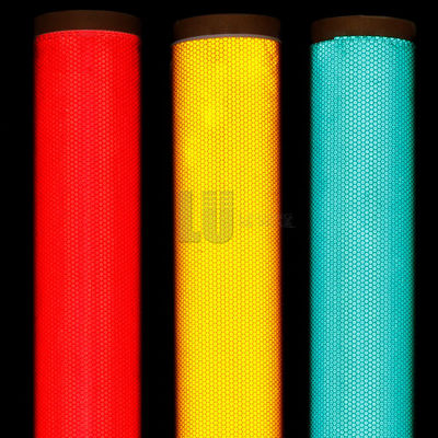 RA2 Glass beads self adhesive Reflective tape sticker for traffic barrier cone sleeve signs