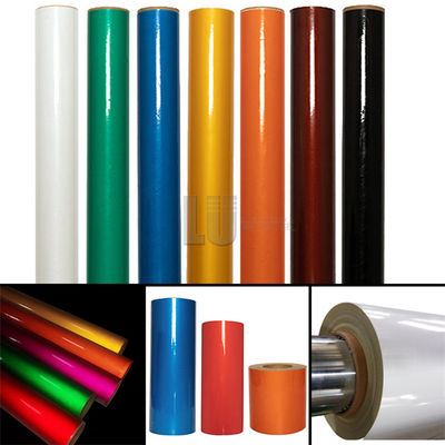Riflettore da 48" x 150 piedi per rotolo HP Latex stampabile argento ingegneria vinile riflettente perline di vetro rivestimento riflettente