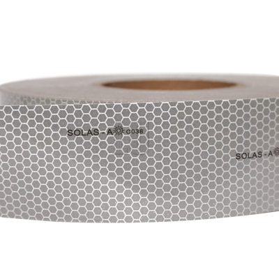 Solas Grade Silver Retro Reflective Tape 3m Solas Approved Reflective TapeSolas Grade Silver Retro Reflective Tape 3m Solas Approved Reflective Tape per imbarcazioni di salvataggio