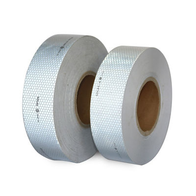 High Visibility Honeycomb Silver Gray PET SOLAS Marine Reflective Tape Waterproof Salt-Resistant for Ships Life Saving Equipment