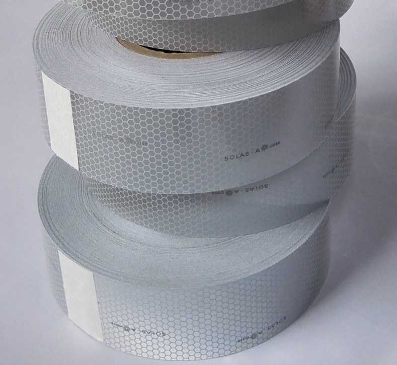 Marine Solas Reflective Tape per la marcatura di sicurezza con il bianco eccellente di resistenza agli'agenti atmosferici (argento)