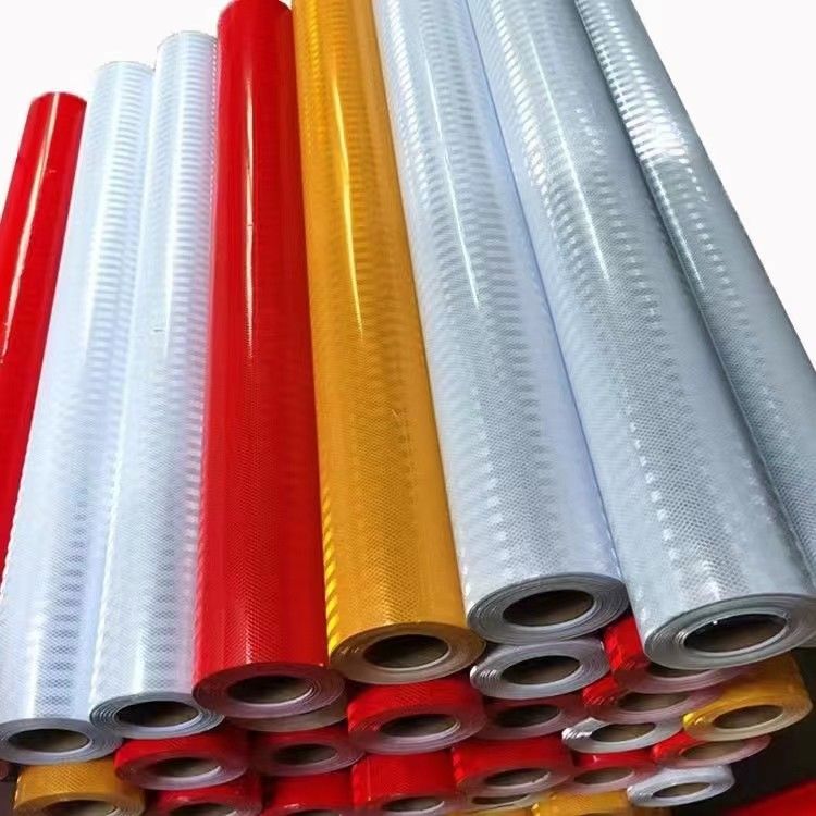Rivestimento riflettente prismatico in PVC per realizzare segni o segni riflettenti durevoli per 1 anno