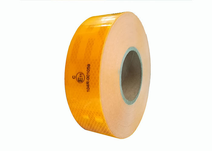 Veicoli industriali riflettenti colorati del nastro dell'ECE 104, rotolo riflettente del nastro del veicolo di emergenza