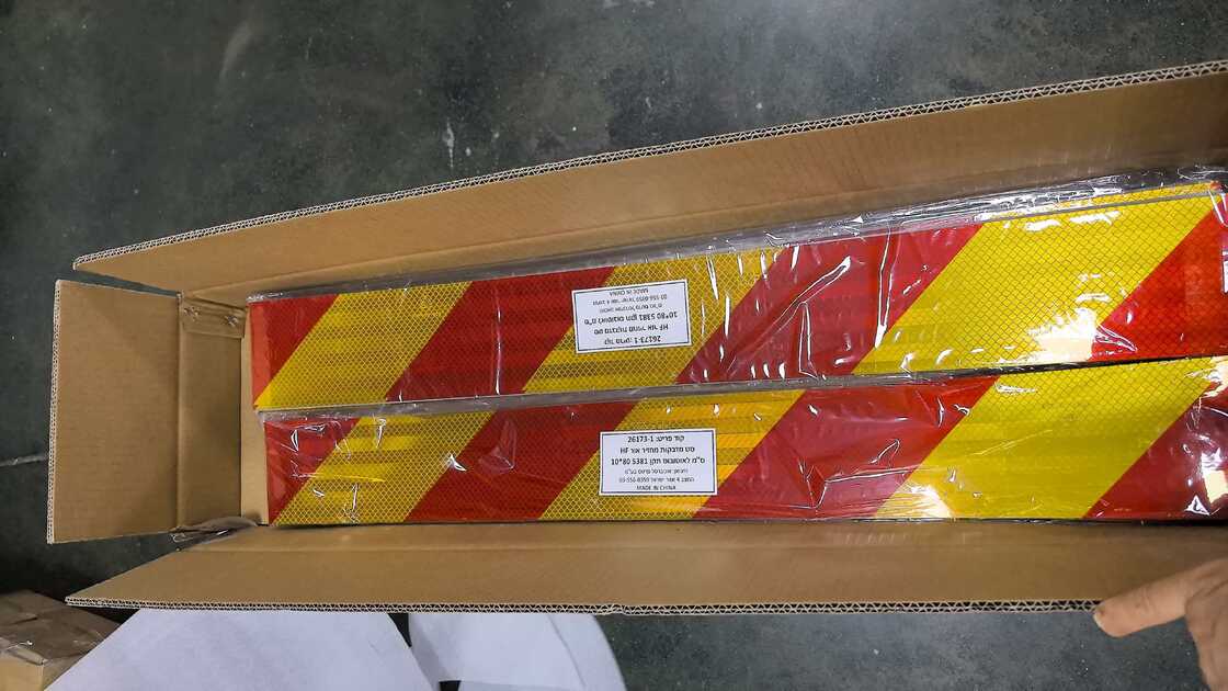 Adesivi Riflettenti per Veicoli, Piastra di Segnalazione Posteriore, Strisce Riflettenti Personalizzate