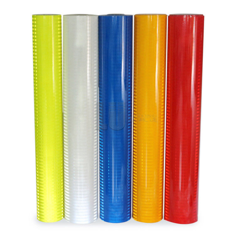 1.22m*45.7m Self Adhesive EGP Ingegner Grade Prismatic Yellow Retro Film per segnali stradali