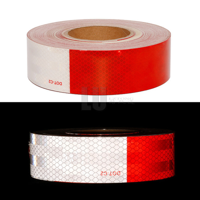 Strong Adhesive  Waterproof Red White Dot C2 Reflective Conspicuity Tape