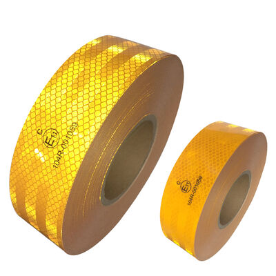 Adesivo di avvertenza di sicurezza riflettente adesivo di grado diamante Reflectiva Cinta ECE104R Nastro adesivo riflettente per camion lunghi