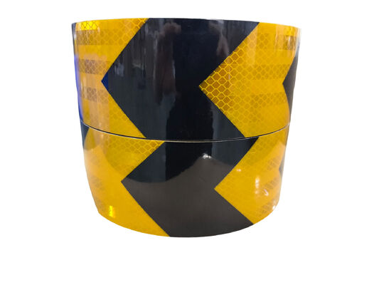 2 pollici 4 pollici retro riflettente freccia / luce freccia / adesivi Chevron segnale di avvertimento di sicurezza camion bicicletta nastro riflettente