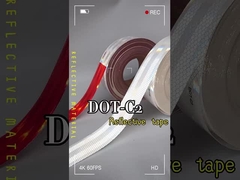 Adesivo impermeabile retro camion DOT C2 Nastro riflettente rosso e bianco per la sicurezza del traffico